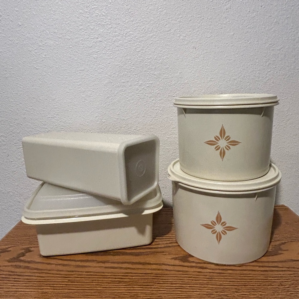 Tupperware Ice Cream, Cheese keeper and Storage Set